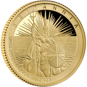 2025 Britannia UK 1/4oz Gold Proof Coin