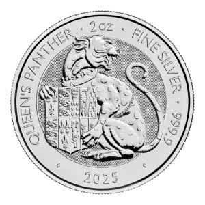 2025 Tudor Beasts – The Queen’s Panther 2oz Silver Coin