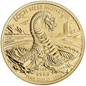Loch Ness Monster 2026 UK 1oz Gold Bullion Coin