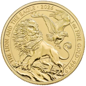 The Lion and the Eagle 2026 1oz Gold Bullion Coin